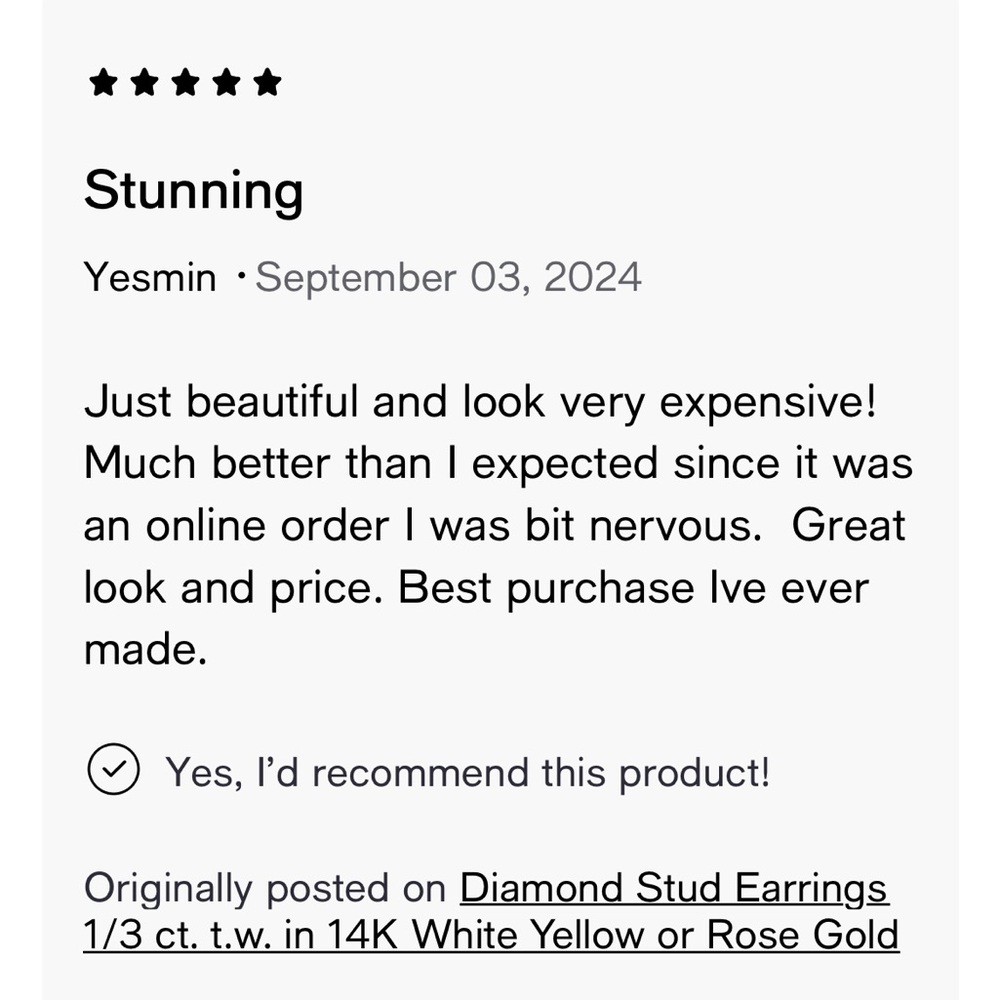 Diamond Halo Earrings - Picture 14 of 16